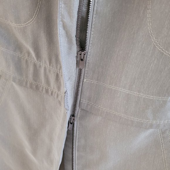 Beate Heymann Street Couture Taupe Grey Metallic Jacket EU 38/US 8 - Picture 7 of 15